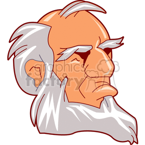   face faces people head heads man guy senior citizen old  face219.gif Clip Art People Faces 