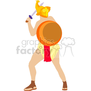 gladiator010 clipart. Commercial use image # 157635