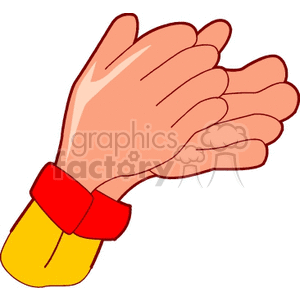 Clapping hands animation. Royalty-free animation # 157995