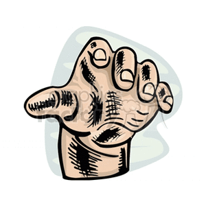 comic book style hand clipart. Commercial use image # 158068