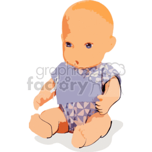 Baby doll clipart. Royalty-free image # 158654