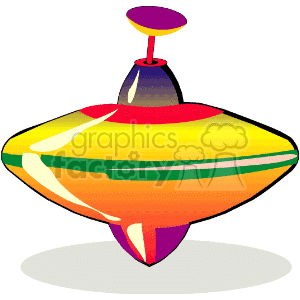A multicolored top clipart. Royalty-free image # 159118