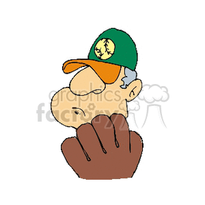 pitcher baseball glove hat player players man guy people sports Clip Art People Occupations professional profession pro work working worker jobs job employ employment employed career careers person ball balls men guys male males catcher cartoon funny  experienced  polished known learned skill shortstop

