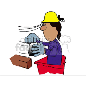 ELECTRICIAN01 clipart. Commercial use image # 159671