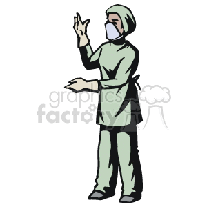 Surgeon clipart. Commercial use image # 160588