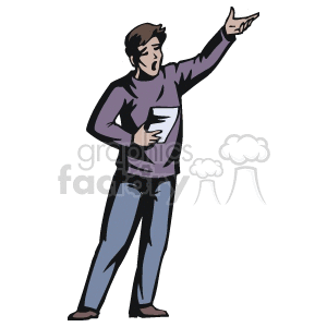 male play actor clipart.