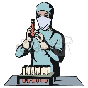 lab tech clipart. Royalty-free image # 160604