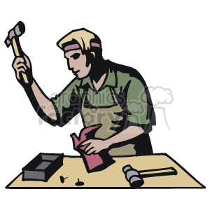 Shoemaker clipart. Commercial use image # 160636