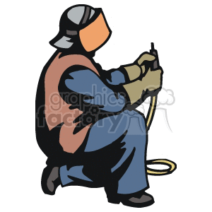 Welder clipart. Royalty-free image # 160668