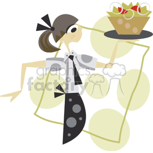 girl food waitress