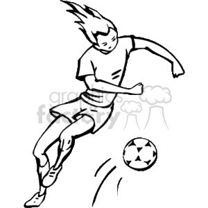  occupations work working occupational soccer girl girls sports   working_031-b Clip Art People Occupations 