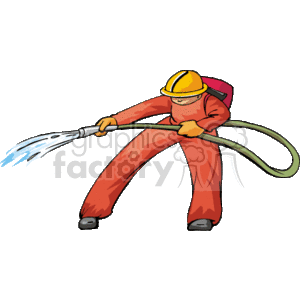  occupations work working occupational fireman firemen firefighter   working_041-c Clip Art People Occupations 