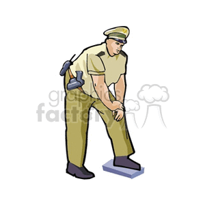   police officer cop cops law crime policeman policemen  cop4121.gif Clip Art People Police-Firemen 