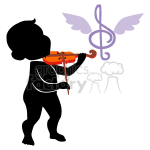  shadow people silhouette violin music song   people-048 Clip Art People Shadow People 