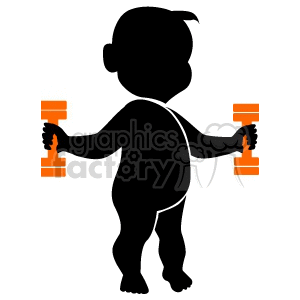  shadow people silhouette weight weights fitness   people-084 Clip Art People Shadow People exercise dumbbell dumbbells