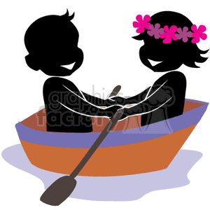  shadow people silhouette working work humans boat boats row love boating   people-224 Clip Art People Shadow People 
