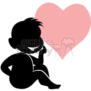  shadow people silhouette working work humans heart hearts love dreaming thinking   people-226 Clip Art People Shadow People 
