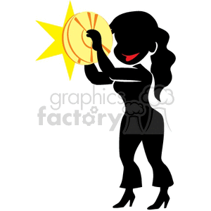 shadow people silhouette working work humans symbols music musician musicians female  people-264 Clip Art People Shadow cymbals cymbal entertainer singer girl girls