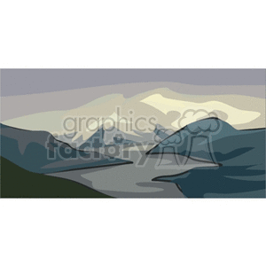 mountainslake clipart. Commercial use image # 163657