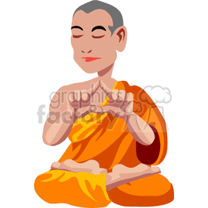  religion religious pray praying monks monk meditating buddha   religion011yy Clip Art Religion 