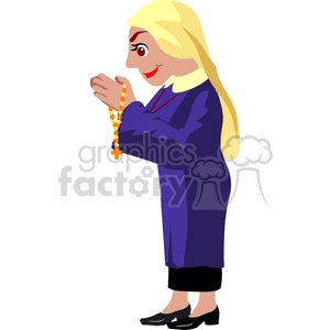  religion religious pray praying nun christian lds   religion019yy Clip Art Religion 