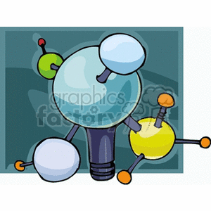   space station stations  station2.gif Clip Art Sci-Fi 