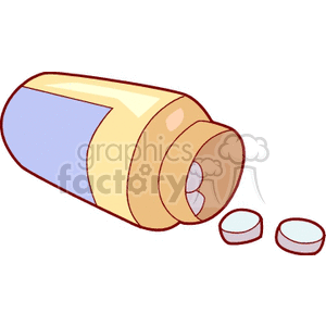   medicine medical bottle bottles pill pills capsule capsules  drug802.gif Clip Art Science Health-Medicine 