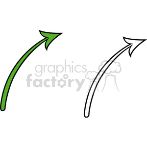 Green and white arrows. clipart. Royalty-free image # 166301