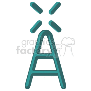 Radio antenna sending out signals. clipart. Commercial use image # 166351