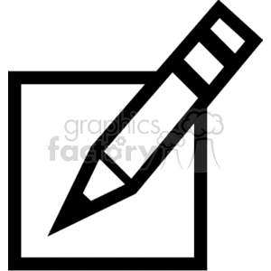 Paper and pencil clipart. Royalty-free image # 166361