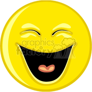 smilie face laughing
