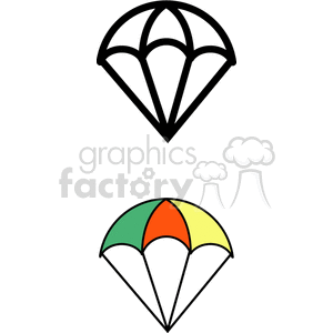   parachute chutes parachutes  PIM0247.gif Clip Art Signs-Symbols 