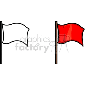   red flag flags  PIM0257.gif Clip Art Signs-Symbols 
