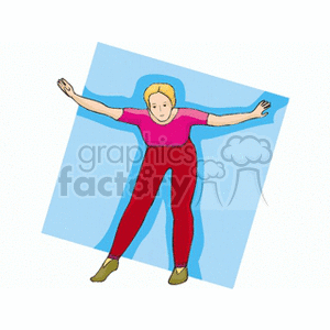 aerobics4 clipart. Commercial use image # 168266
