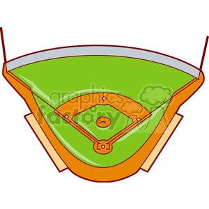   baseball field fields Clip Art Sports Baseball 