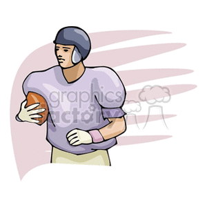   football footballs sports player players  ballplayer2.gif Clip Art Sports Football 