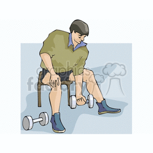   weight lifting weights barbell barbells fitness exercise exercising  bodybuilder.gif Clip Art Sports Weight Lifting 