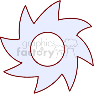 saw blade clipart. Royalty-free image # 170456