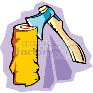 wood-axe clipart. Royalty-free image # 170778