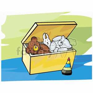   toy toys toybox chest chests  toy33121.gif Clip Art Toys-Games 