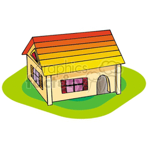   toy toys house houses home homes  toyhouse.gif Clip Art Toys-Games 