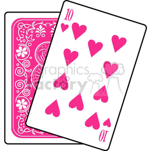105 Pink card clipart - Graphics Factory