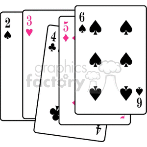   playing card cards  card864.gif Clip Art Toys-Games Games 