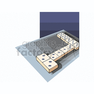 domino3 clipart. Commercial use image # 171765