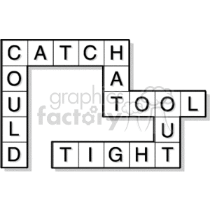 scrabble clipart. Royalty-free image # 171810