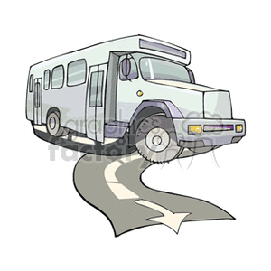   bus buses truck trucks autos automobile automobiles  bus141.gif Clip Art Transportation Land 