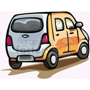   van vans truck trucks autos automobile automobiles  car17121.gif Clip Art Transportation Land 