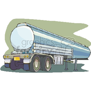 Gas tanker trailer clipart. Royalty-free image # 172691