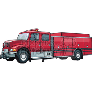   truck trucks autos vehicles heavy equipment fire emergancy Clip Art Transportation Land 