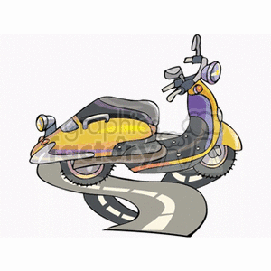   motorcycles motorcycles transportation road roads scooter scooters  bike8.gif Clip Art Transportation Land motorcycle 